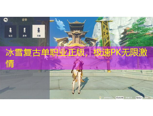 冰雪復(fù)古單職業(yè)正版，極速PK無限激情