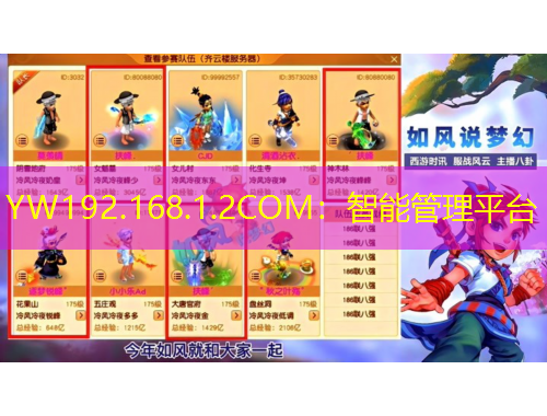 YW192.168.1.2COM：智能管理平臺(tái)