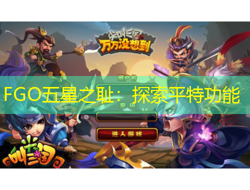 FGO五星之恥：探索平特功能