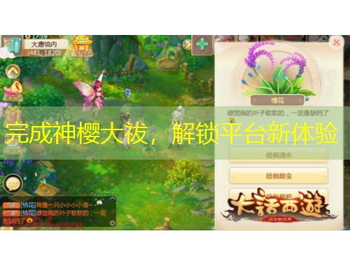 完成神櫻大祓，解鎖平臺新體驗