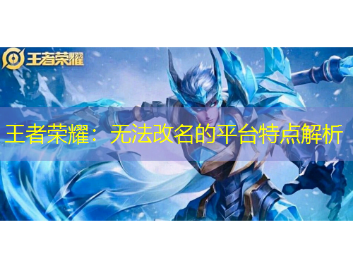 王者榮耀：無法改名的平臺(tái)特點(diǎn)解析