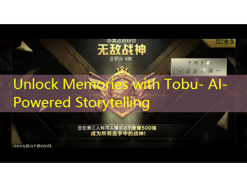 Unlock Memories with Tobu- AI-Powered Storytelling