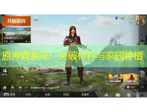 原神霓裳花：突破材料與家園種植