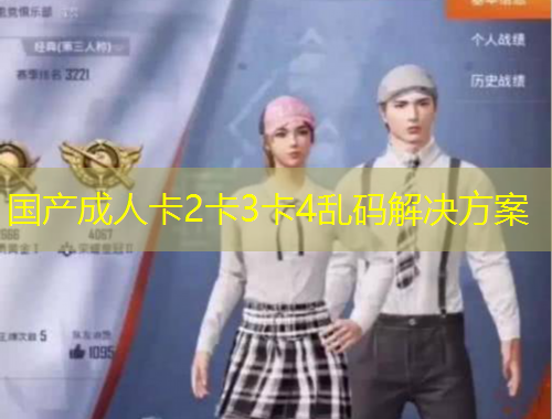 國(guó)產(chǎn)成人卡2卡3卡4亂碼解決方案