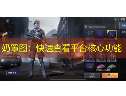 奶罩圖：快速查看平臺(tái)核心功能