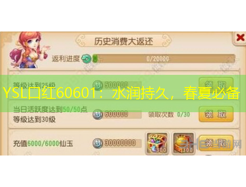 YSL口紅60601：水潤(rùn)持久，春夏必備