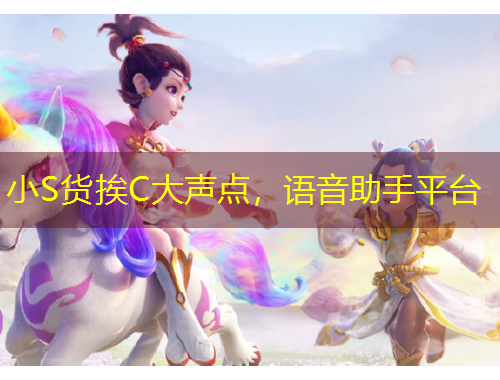 小S貨挨C大聲點(diǎn)，語音助手平臺