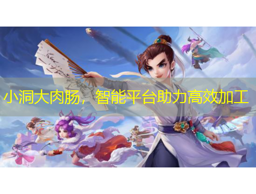 小洞大肉腸，智能平臺(tái)助力高效加工