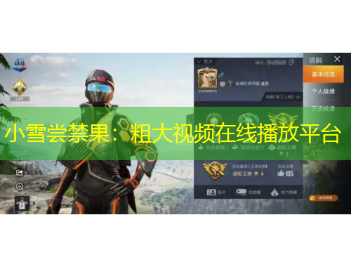 小雪嘗禁果：粗大視頻在線播放平臺(tái)