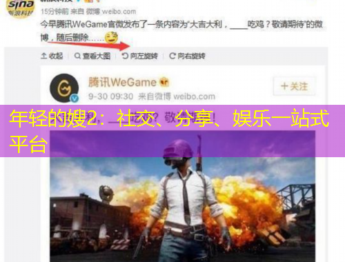 年輕的嫂2：社交、分享、娛樂一站式平臺