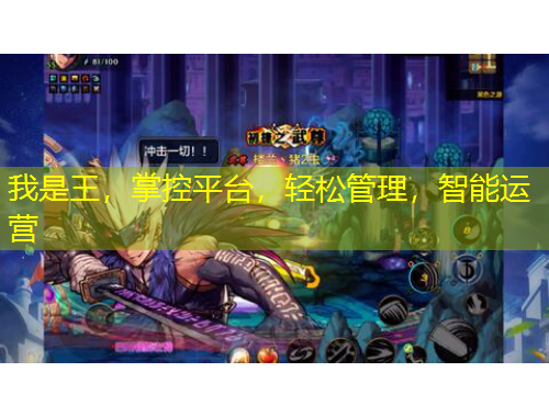我是王，掌控平臺，輕松管理，智能運營