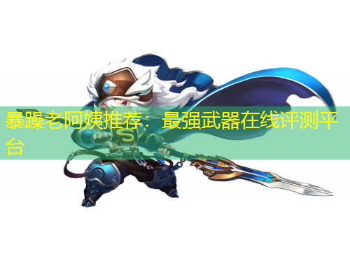 暴躁老阿姨推薦：最強(qiáng)武器在線評測平臺(tái)