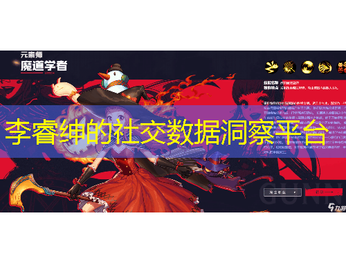 李睿紳的社交數(shù)據(jù)洞察平臺
