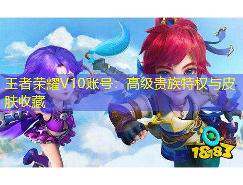 王者榮耀V10賬號：高級貴族特權(quán)與皮膚收藏