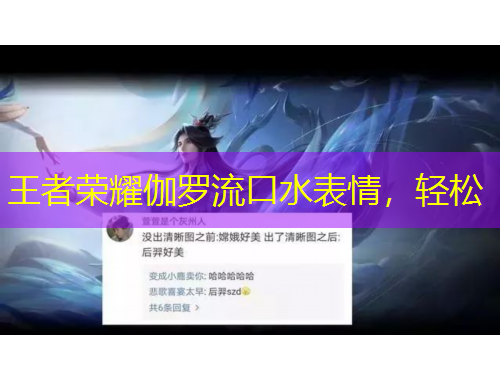 王者榮耀伽羅流口水表情，輕松