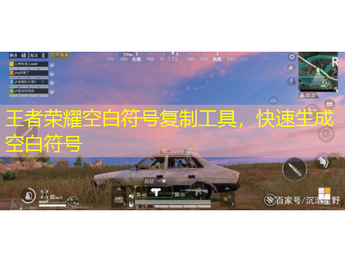 王者榮耀空白符號復(fù)制工具，快速生成空白符號