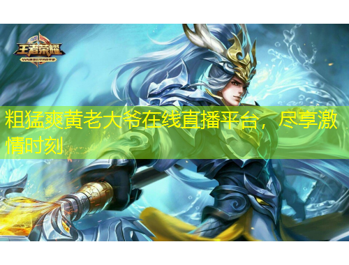 粗猛爽黃老大爺在線直播平臺，盡享激情時刻