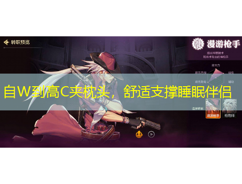 自W到高C夾枕頭，舒適支撐睡眠伴侶