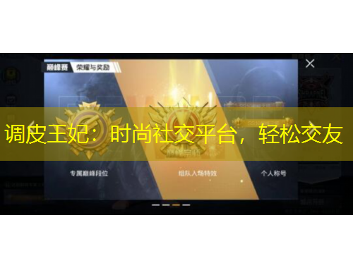 調(diào)皮王妃：時(shí)尚社交平臺(tái)，輕松交友