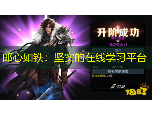 郎心如鐵：堅(jiān)實(shí)的在線學(xué)習(xí)平臺(tái)