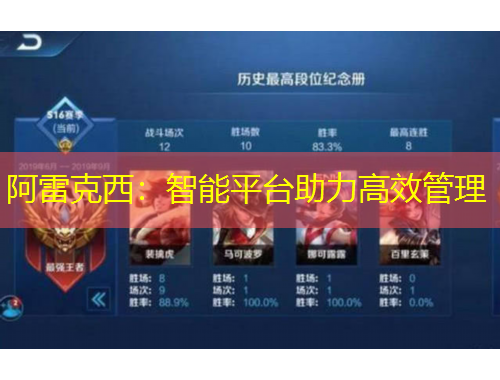 阿雷克西：智能平臺助力高效管理