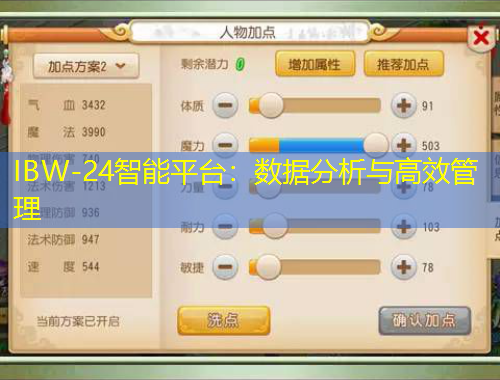IBW-24智能平臺：數(shù)據(jù)分析與高效管理