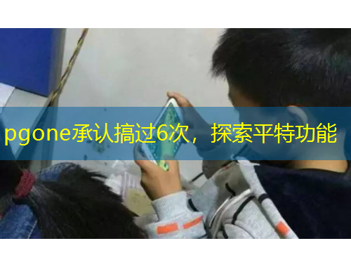 pgone承認(rèn)搞過(guò)6次，探索平特功能