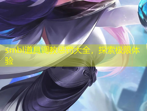 smbl道具調(diào)教懲罰大全，探索極限體驗