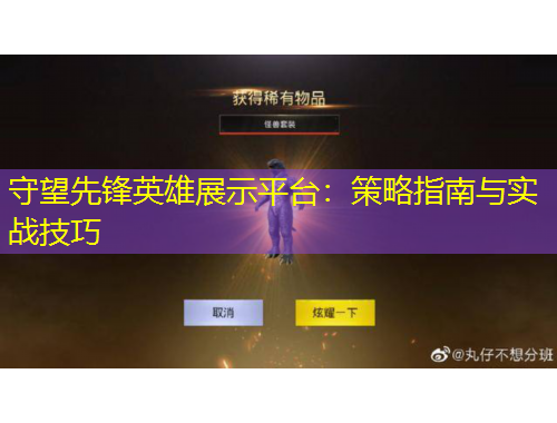 守望先鋒英雄展示平臺(tái)：策略指南與實(shí)戰(zhàn)技巧