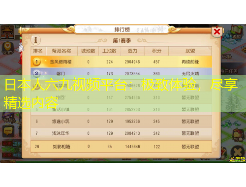 日本人六九視頻平臺：極致體驗(yàn)，盡享精選內(nèi)容