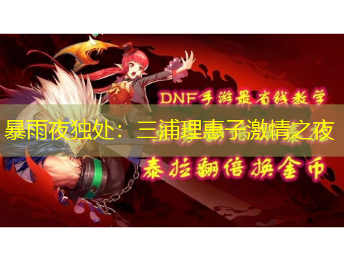 暴雨夜獨(dú)處：三浦理惠子激情之夜