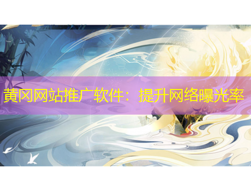 黃岡網(wǎng)站推廣軟件：提升網(wǎng)絡曝光率