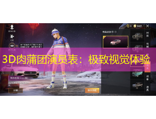 3D肉蒲團演員表：極致視覺體驗