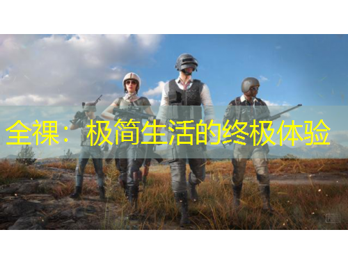 全祼：極簡生活的終極體驗