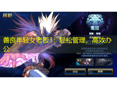 善良年輕女老板3：輕松管理，高效辦公