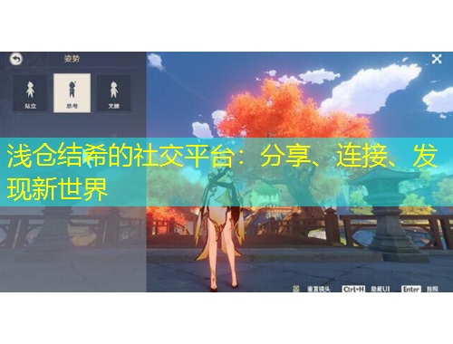 淺倉結(jié)希的社交平臺(tái)：分享、連接、發(fā)現(xiàn)新世界