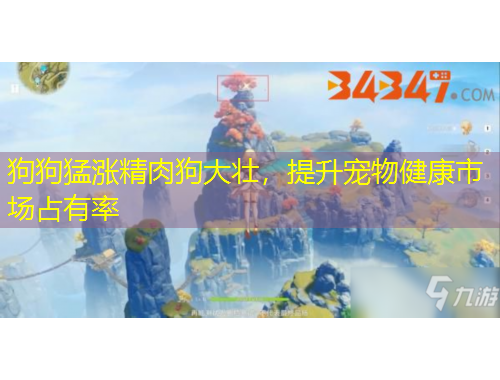 狗狗猛漲精肉狗大壯，提升寵物健康市場占有率