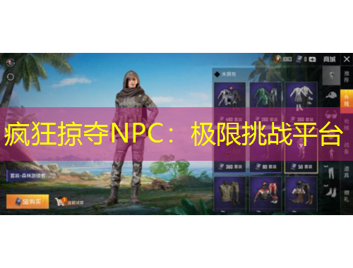 瘋狂掠奪NPC：極限挑戰(zhàn)平臺