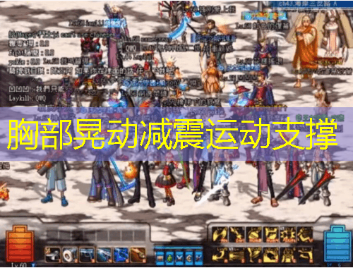 胸部晃動減震運動支撐