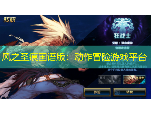 風之圣痕國語版：動作冒險游戲平臺