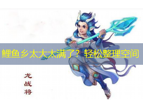 鯉魚鄉(xiāng)太大太滿了？輕松整理空間