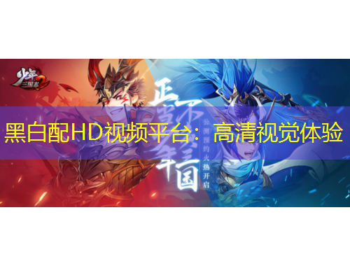 黑白配HD視頻平臺(tái)：高清視覺(jué)體驗(yàn)